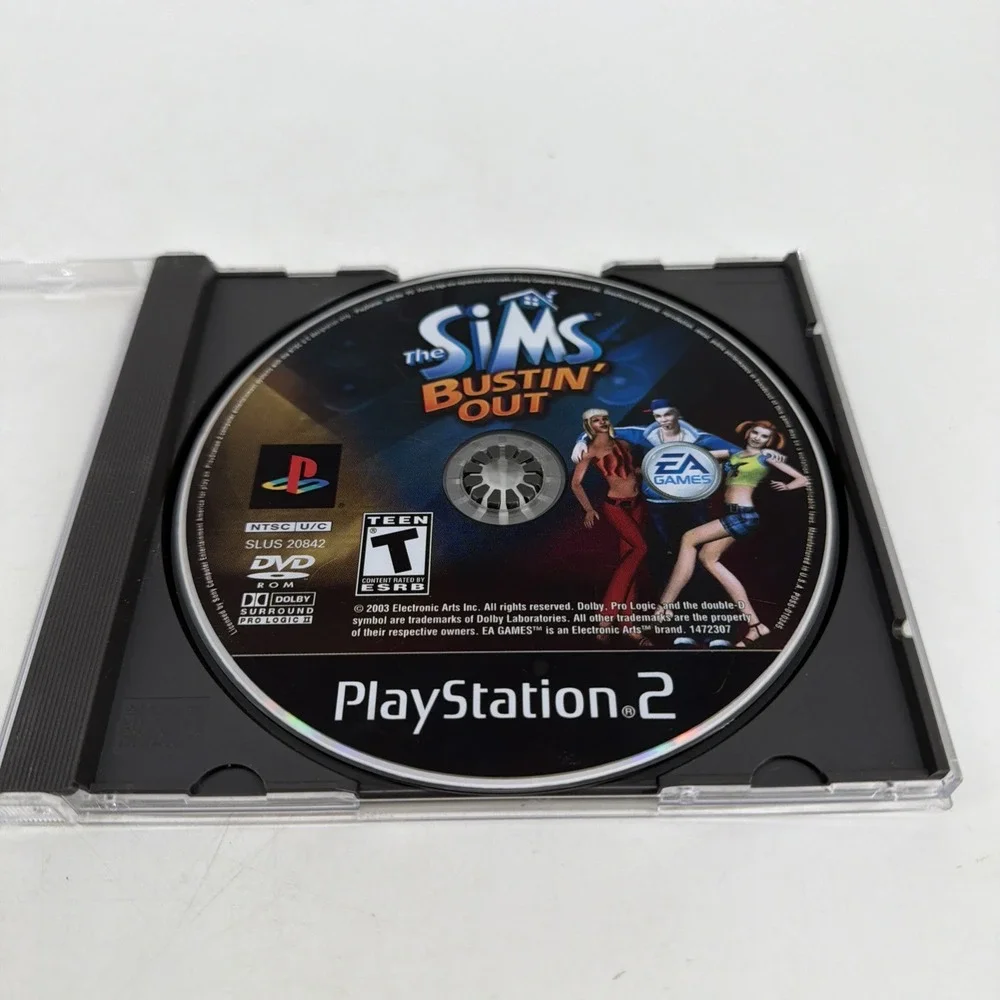 The Sims Bustin' Out (Sony PlayStation 2, 2003) PS2 Game Disc Only